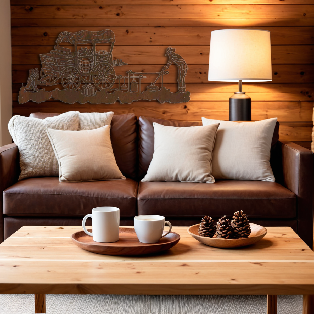 Chuck Wagon Wall Art - 57"