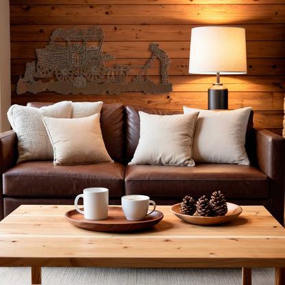 Chuck Wagon Wall Art - 57"