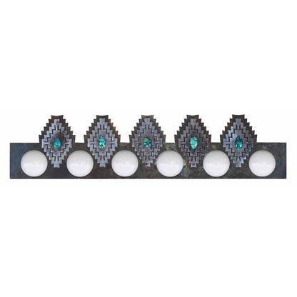 LST-7650 Desert Diamond with Turquoise Six Light