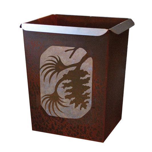 Pine Cone Trash Bin