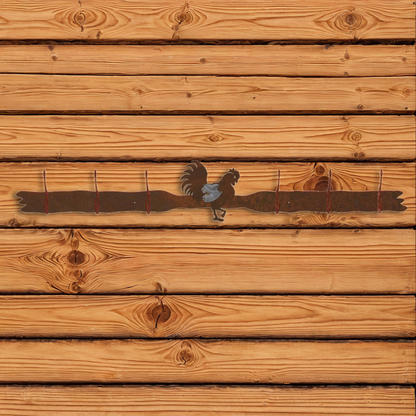 CH-5672 Rooster Six Hook Burnished