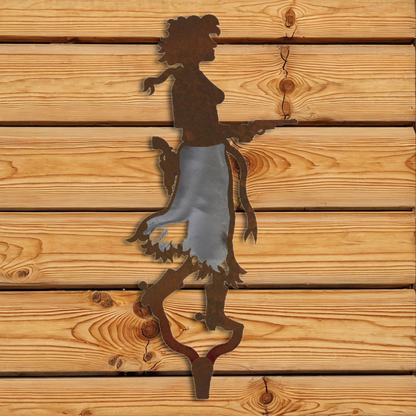 CHL-206 Pistol Cowgirl Large Single Coat Hook