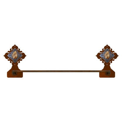 BA-7035 Picture Jasper Stone Burnished Towel Bar