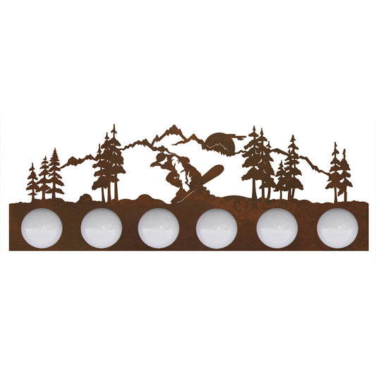 LST-7626 Snowboarder Six Light Vanity
