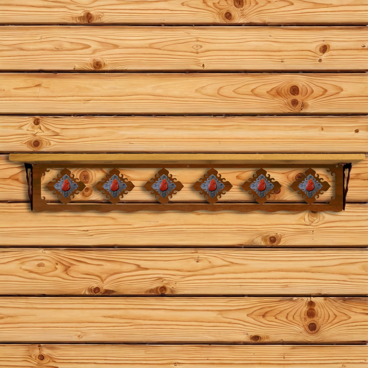 SW-8047 Red Jasper Stone 42" Shelf