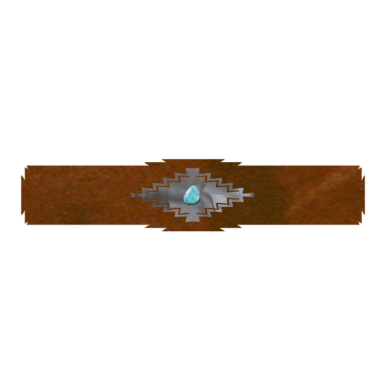 RR-6000 Desert Diamond with Turquoise 18" Rug Holder
