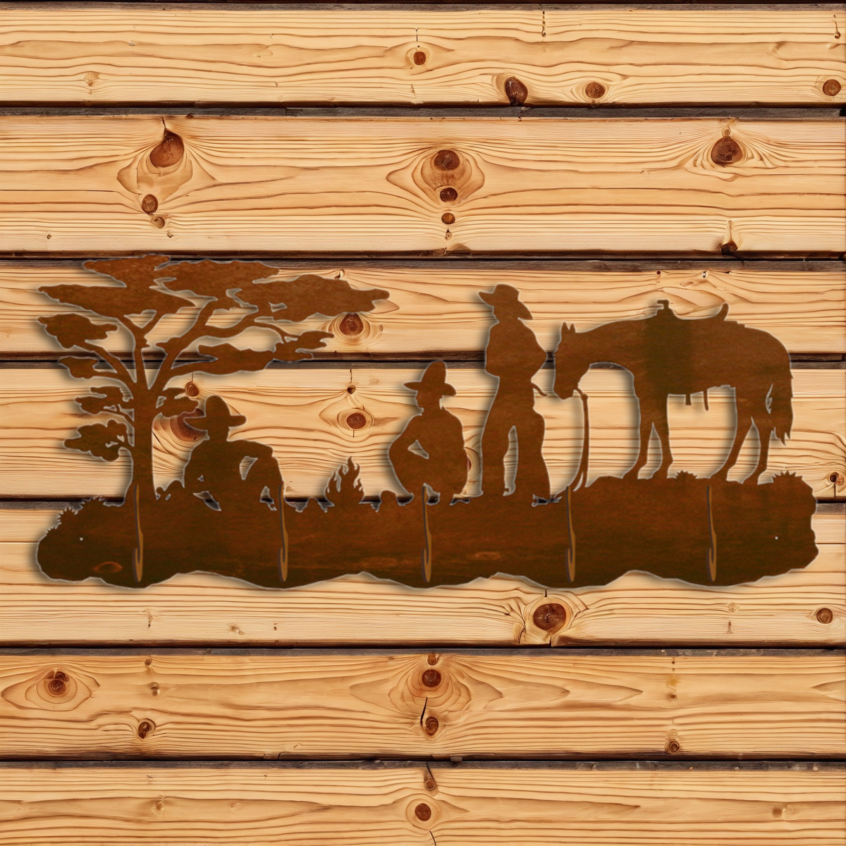 CH-5556 Cowboy Camp Scenic Five Hook