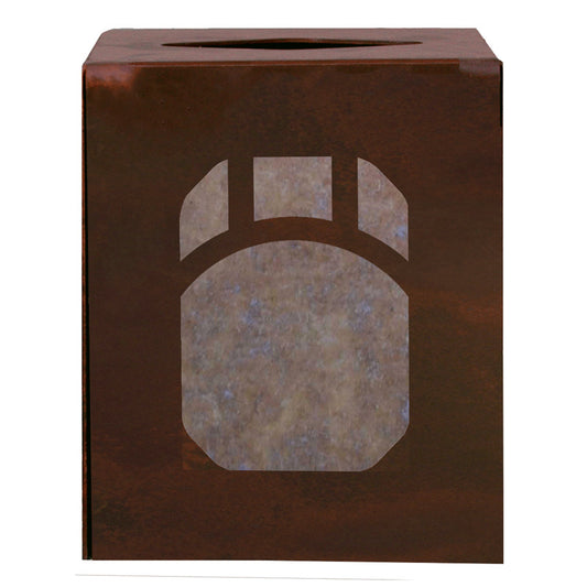 TC-9336 Mountain Mission Square Tissue Box Cover