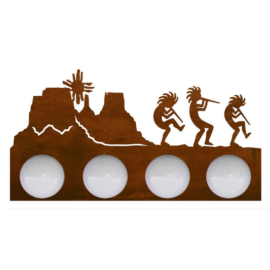 Kokopelli Four Light Vanity