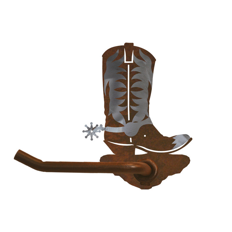 BA-8107 Boot Tissue Holder Burnished