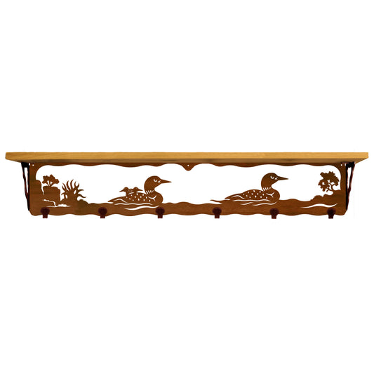 Loon 42" Coat Hook Shelf