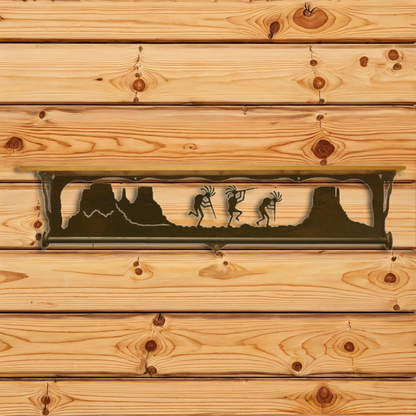 BA-3428 Kokopelli 34" Towel Bar Shelf