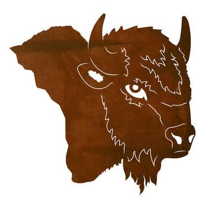 Buffalo Head Wall Art - 30"