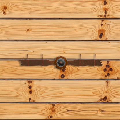 CH-4428 Round Copper Pico Concho Four Hook