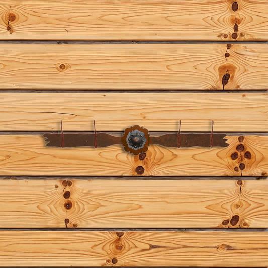 CH-4428 Round Copper Pico Concho Four Hook