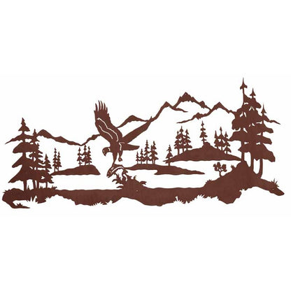 Fishing Eagle Wall Art - 57"