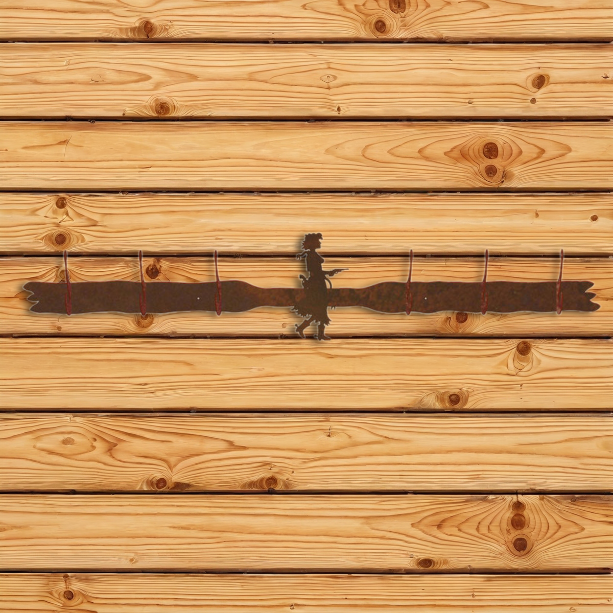 CH-5676 Pistol Cowgirl Six Hook