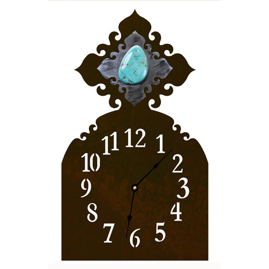 CL-7038 Turquoise Stone Table Clock
