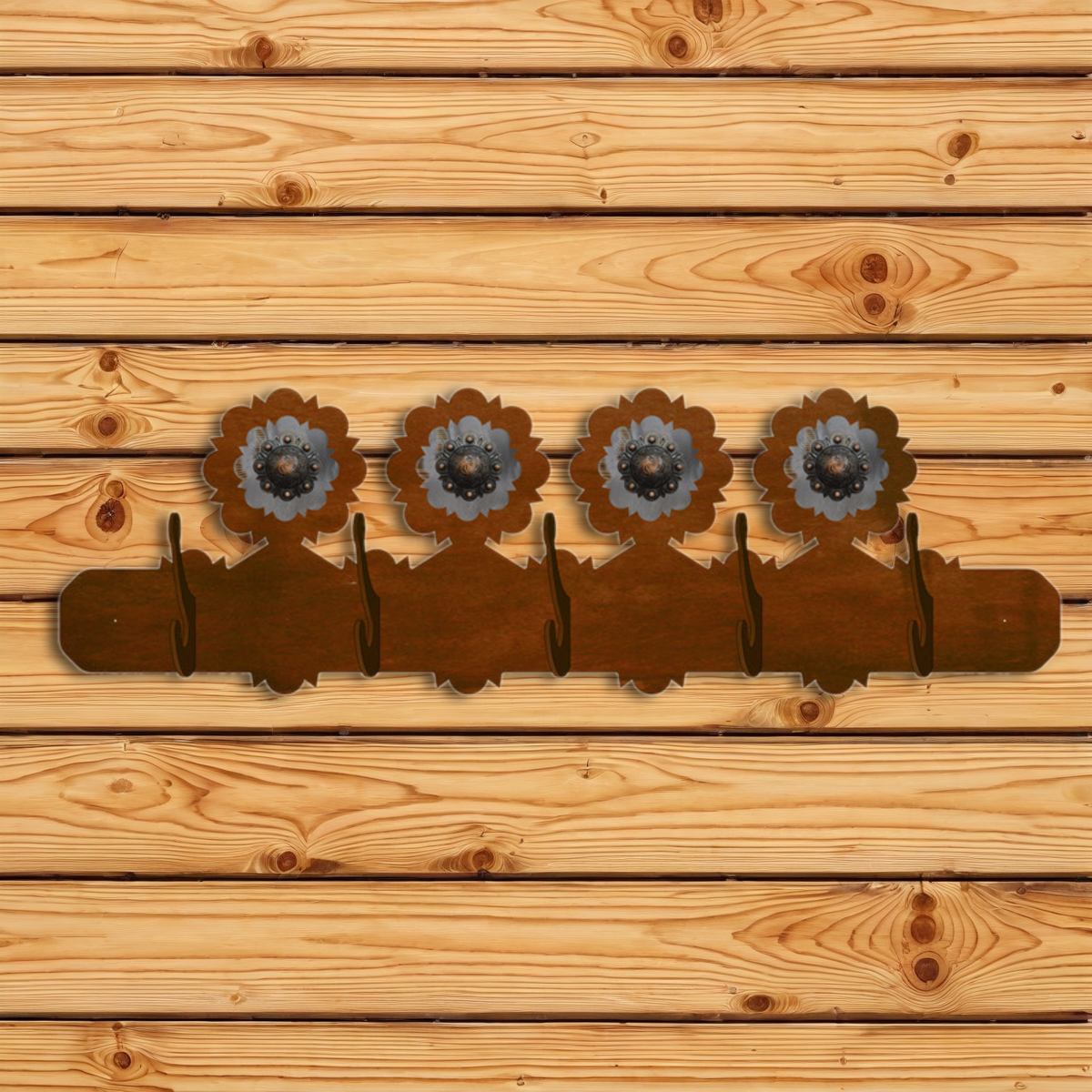 CH-5522 Copper Concho Round 5 Hook