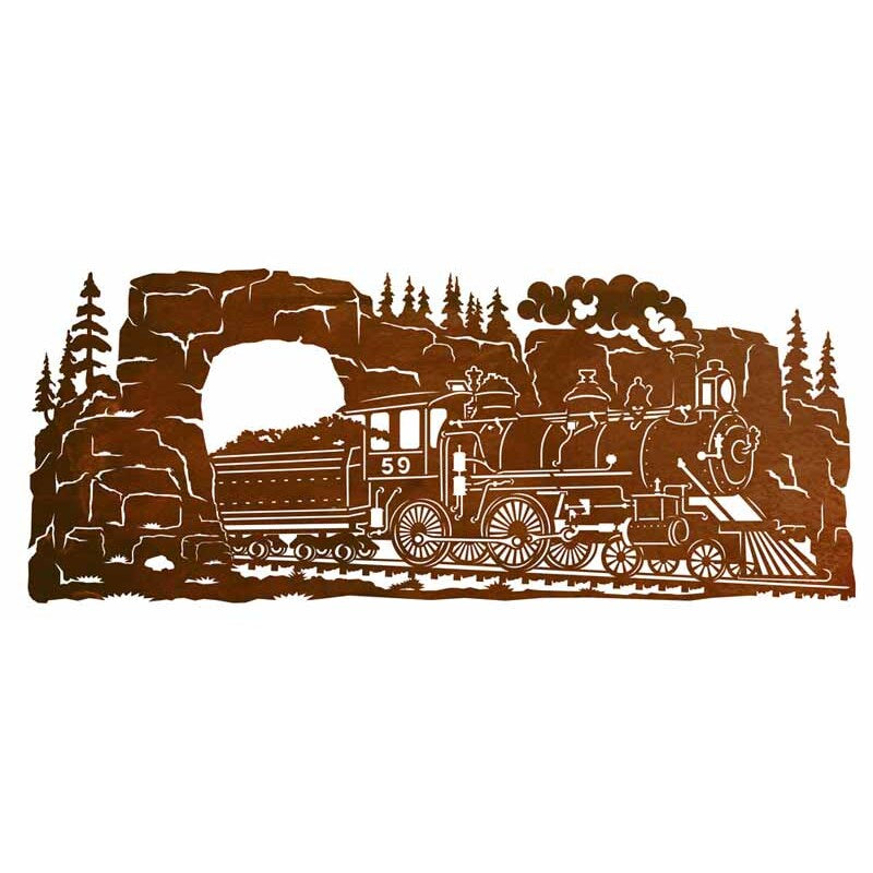 Train Locomotive Wall Art - 42"