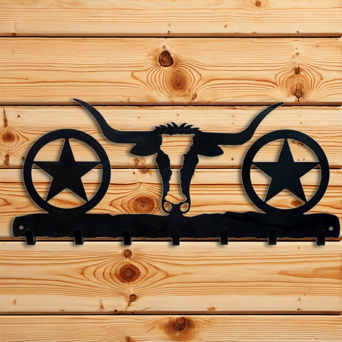 KC-2140 Texas Star/Long Horn Key Chain Holder