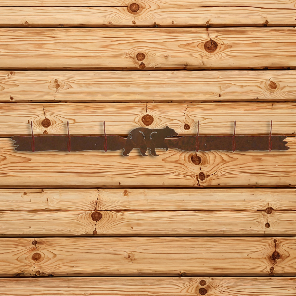 CH-5607 Black Bear Six Hook