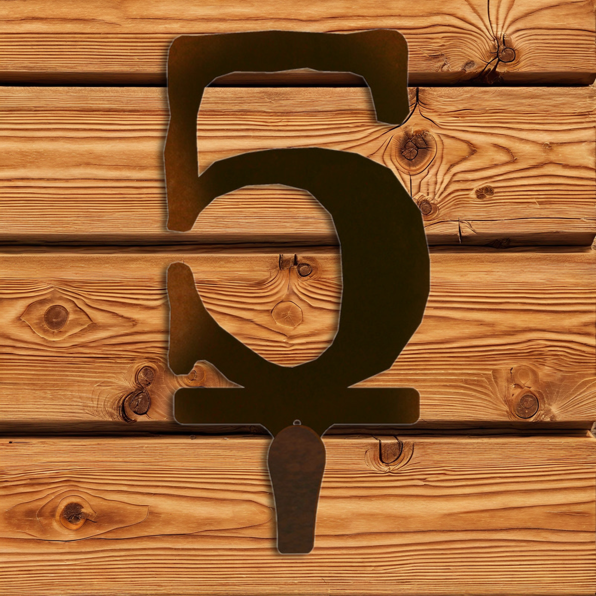 CHL-505 5 Lodge Font Single Coat Hook