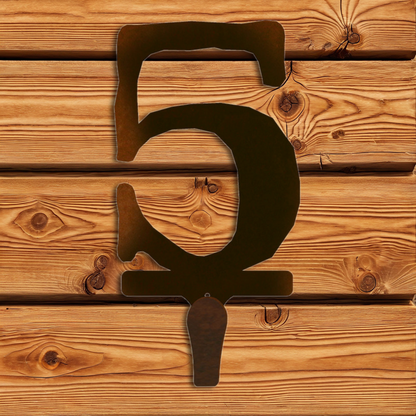 CHL-505 5 Lodge Font Single Coat Hook