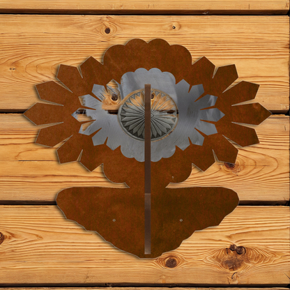CH-4220 Sunburst Concho Double Coat Hook