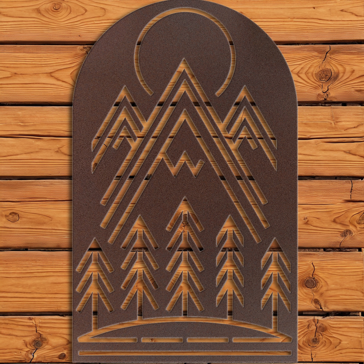 WA-1329 Mountain Moon Absract Wall Art