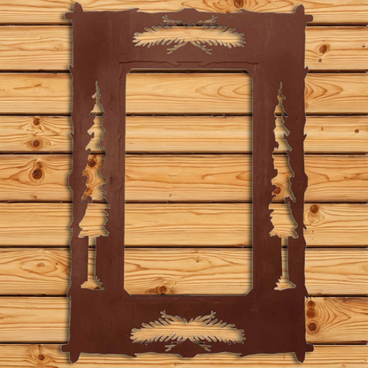 MH-1055 36" Pine Cone/Tree Mirror