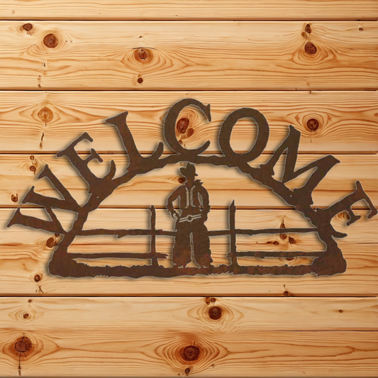 AS-2011 Cowboy Address Sign