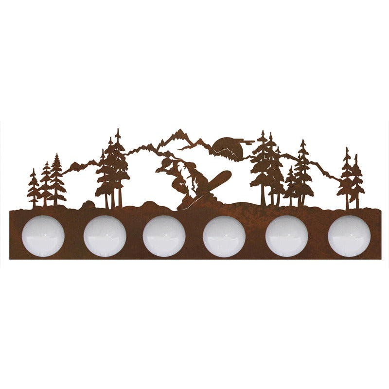 LST-7626 Snowboarder Six Light Vanity
