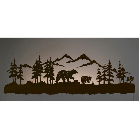 WA-9000 Bear Back Lite Wall Art