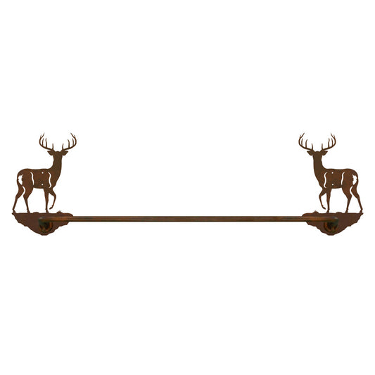 BA-8091 White Tail Deer Towel Bar