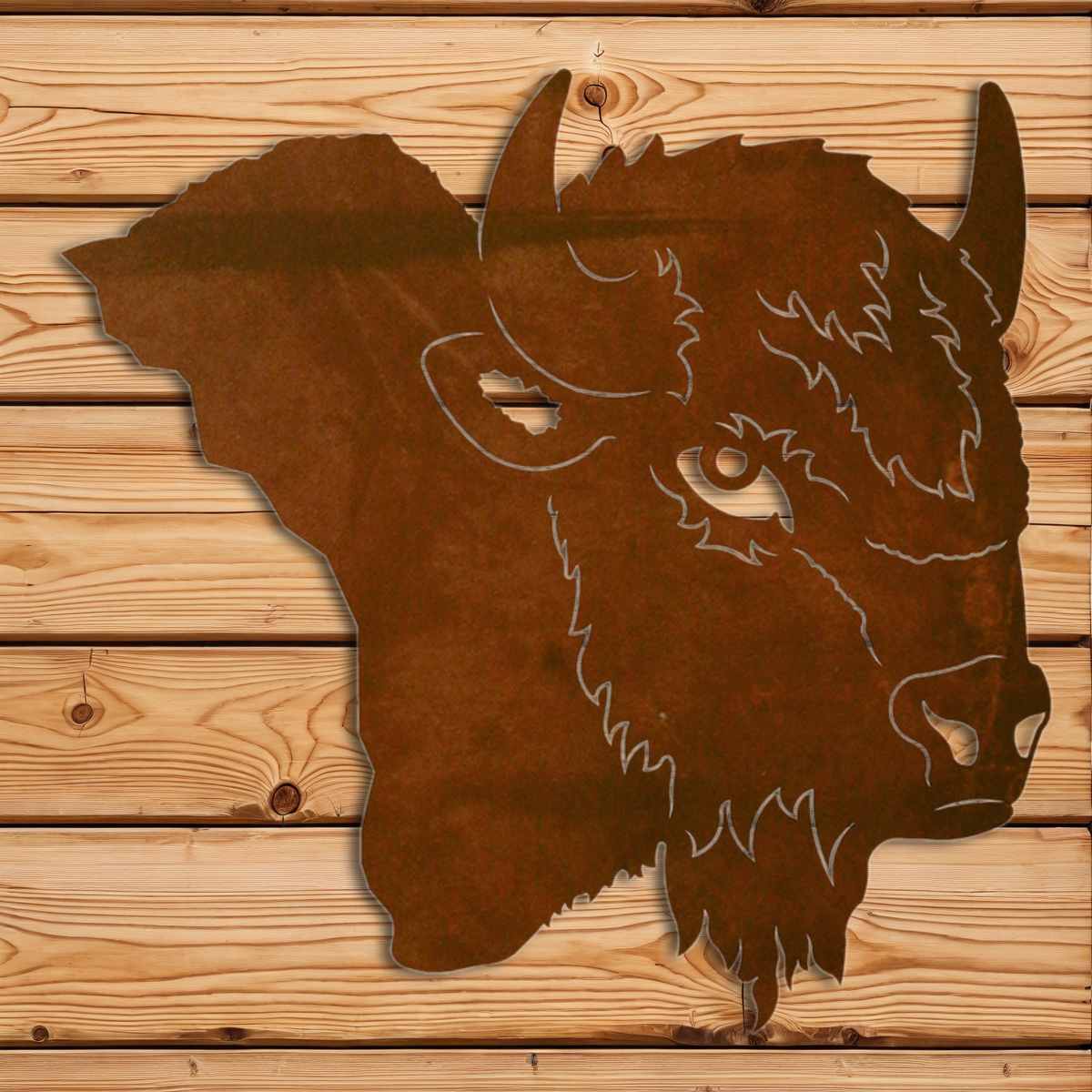 WA-3054 Buffalo Head Wall Art - 30"