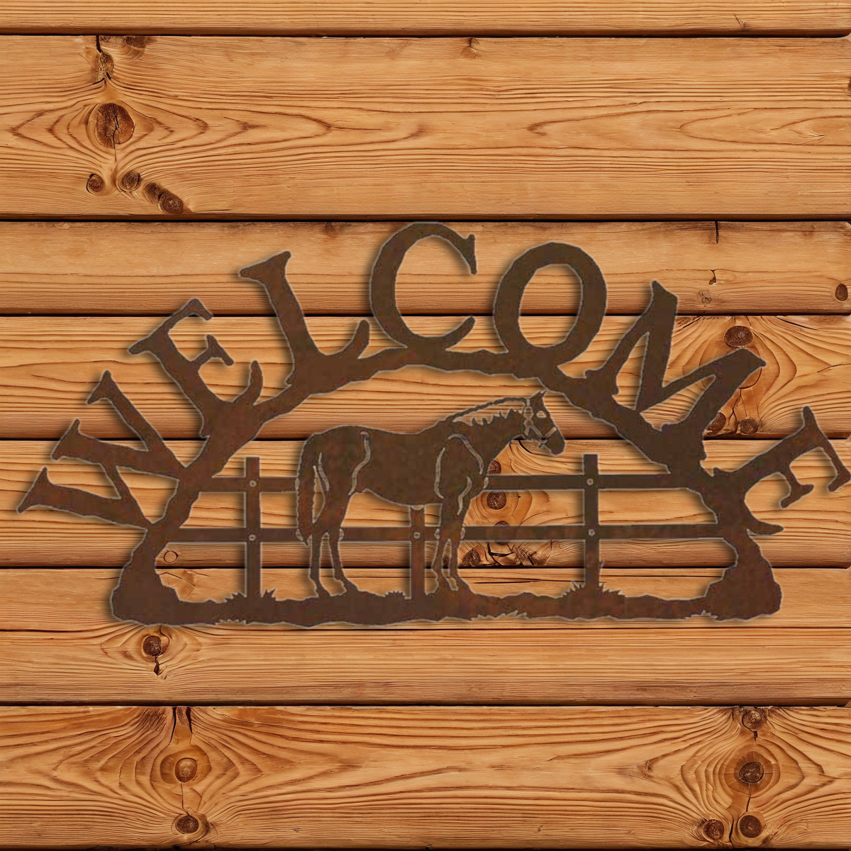 AS-2002 Bay Horse Address Sign