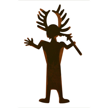 Antler Man 42" Wall Art