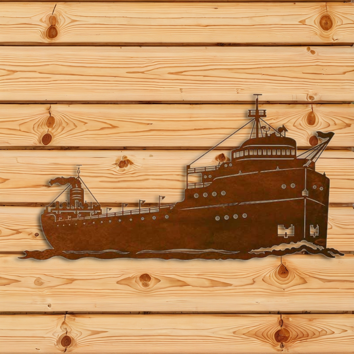 WA-4225 Ore Boat Wall Art - 42"