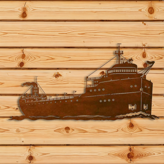 WA-4225 Ore Boat Wall Art - 42"