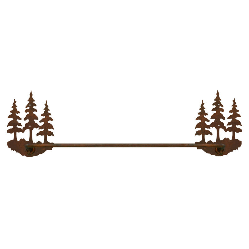 BA-8068 Triple Pine Towel Bar