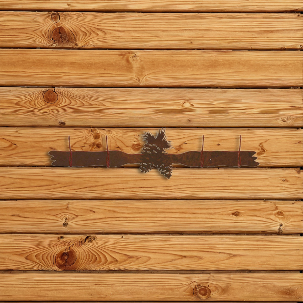 CH-5449 Pine Cone Four Hook