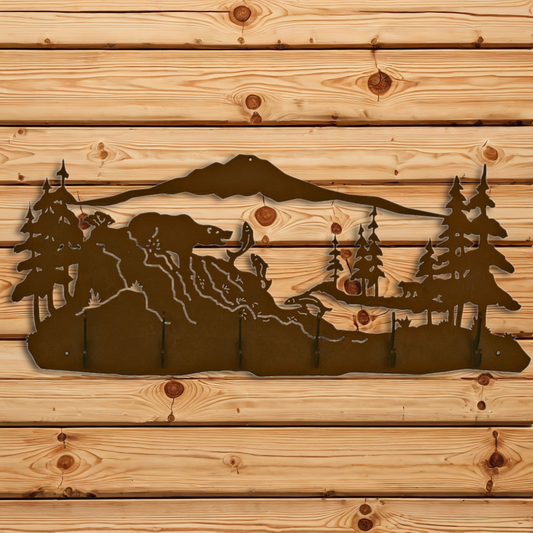 CH-5714 Fishing Bear Scenic Six Hook