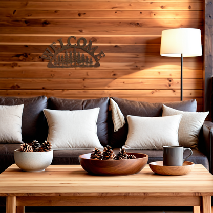 Pine Forest Address Sign