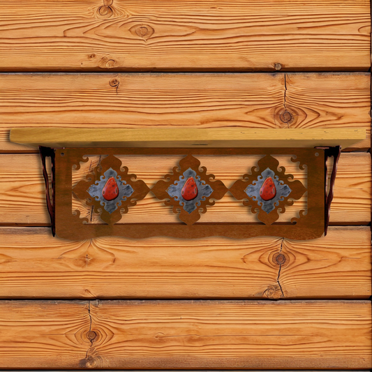 SW-6047 Red Jasper Stone 20" Shelf