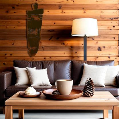 Barrier Canyon Ghost #3 Wall Art - 42"