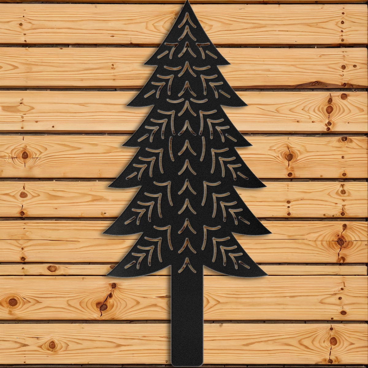 Abstract Pine Tree Wall Art