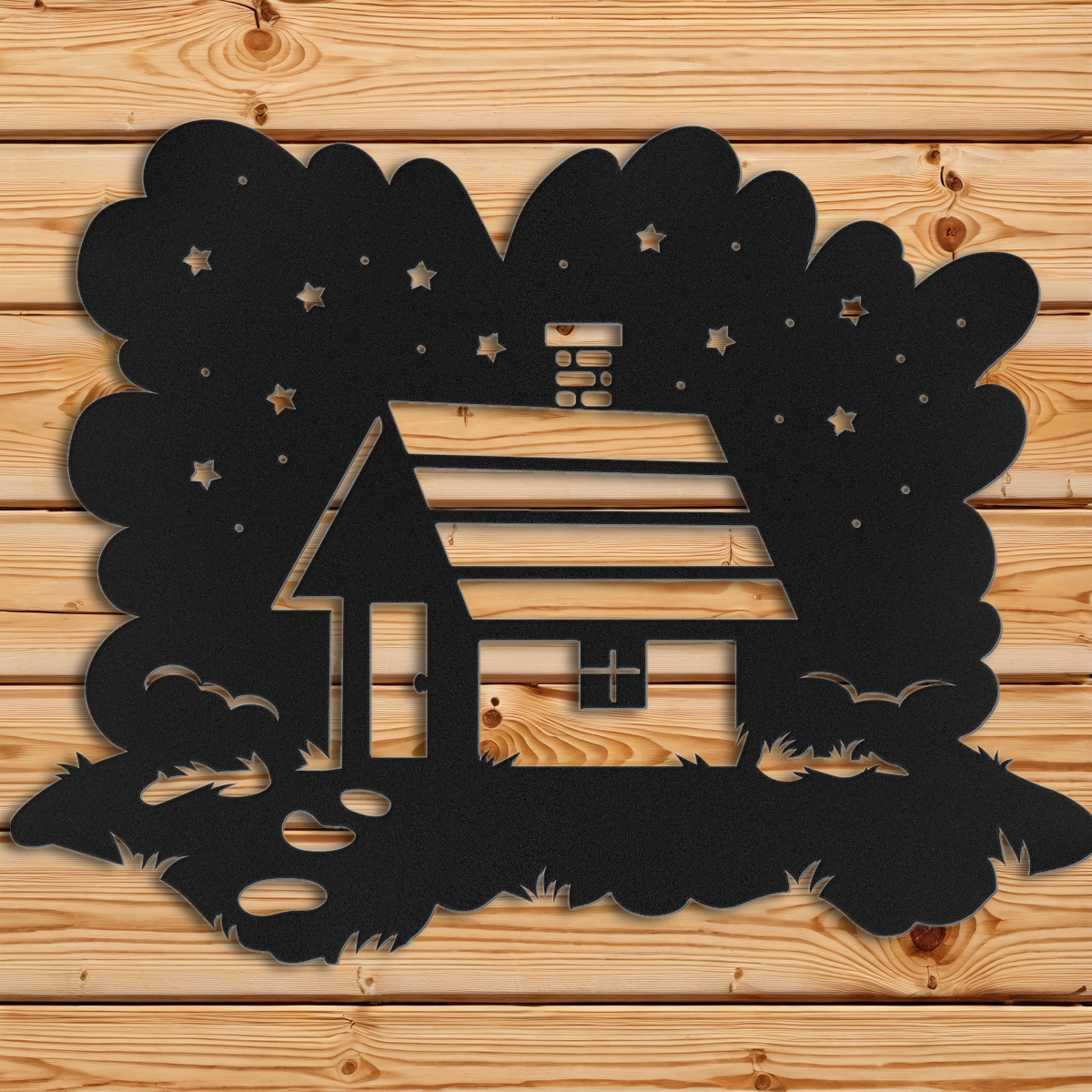 Starry Cabin Wall Art
