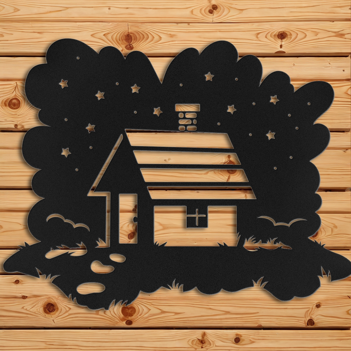 Starry Cabin Wall Art