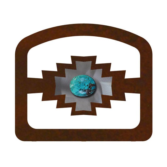 Desert Diamond with Turq. Napkin Holder